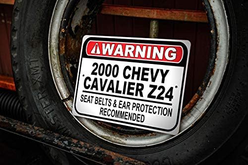 2000 00 Chevy Cavalier Z24 Emniyet Kemeri Tavsiye Hızlı Araba İşareti, Metal Garaj İşareti, Duvar Dekoru, GM Araba