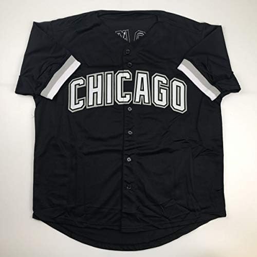 İmzalı / İmzalı Frank Thomas Chicago Siyah Beyzbol Forması JSA COA