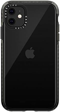 iPhone 11 için CASETiFY Darbeye Dayanıklı Kılıf-Siyah Şeffaf
