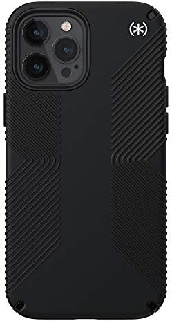 Speck Ürünleri Presidio2 Grip iPhone 12 Pro Max Kılıf, Siyah/Siyah / Beyaz
