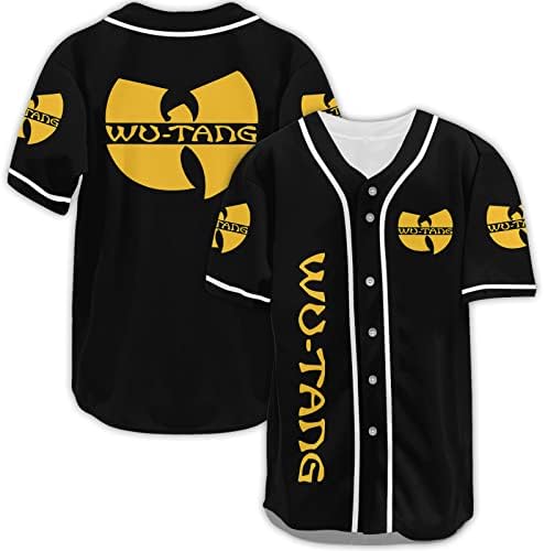Kadınlar/Erkekler için klan Hip Hop Grubu Beyzbol Forması Gömlek, Hip Hop Hayranları için Beyzbol Forması, Hip Hop