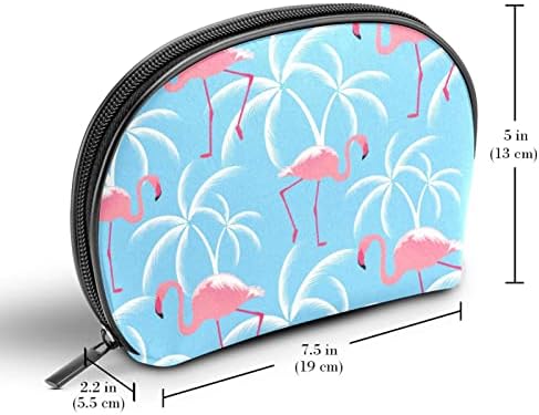 TBOUOBT Kozmetik Çantaları Makyaj Çantaları Kadınlar için, Küçük Makyaj Çantası Seyahat Çantaları, Flamingo Hindistan
