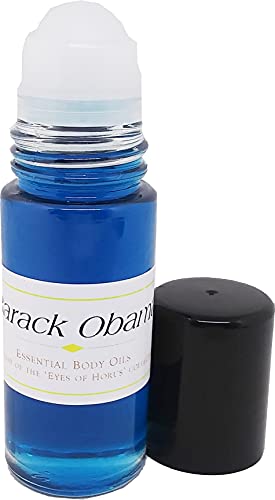 Erkekler için Barack Obama Roll-On Kolonya Vücut Yağı [Mavi-1 oz.]