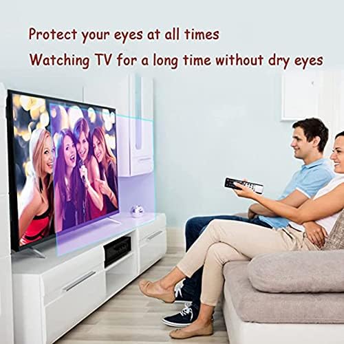 KELUNİS parlama Önleyici TV ekran koruyucu, 32-75 İnç Anti-mavi ışık filtresi Çizilmez Ekran koruyucu Panel için