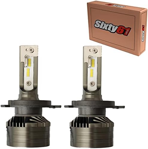 Sixty61 LED far lambaları için Ski - Doo Backcountry 800 2009-2017, Yüksek Düşük Kirişler, 35W Beyaz Yüksek Güç 5000