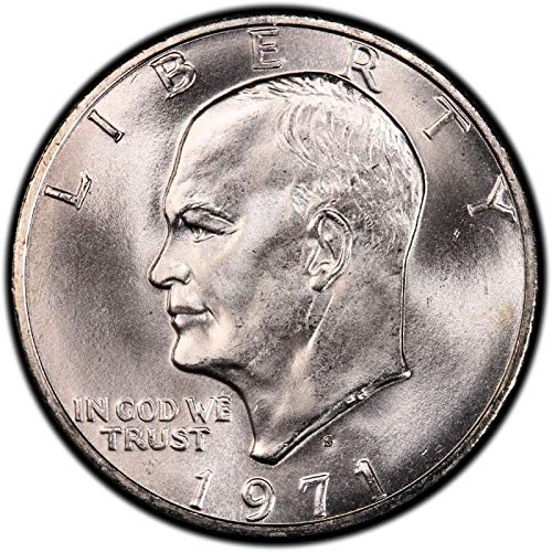1971 S 40 % Gümüş Eisenhower Dolar Mücevher Dolaşımsız ABD Darphanesi
