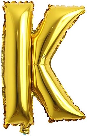 16 inç Tek Altın Alfabe Mektubu Numarası Balonlar Alüminyum Asılı Folyo Film Balon Düğün Doğum Günü Partisi Dekorasyon