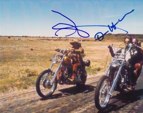 Easy Rider (Peter Fonda ve Dennis Hopper) İmzalı 8X10 Fotoğraf
