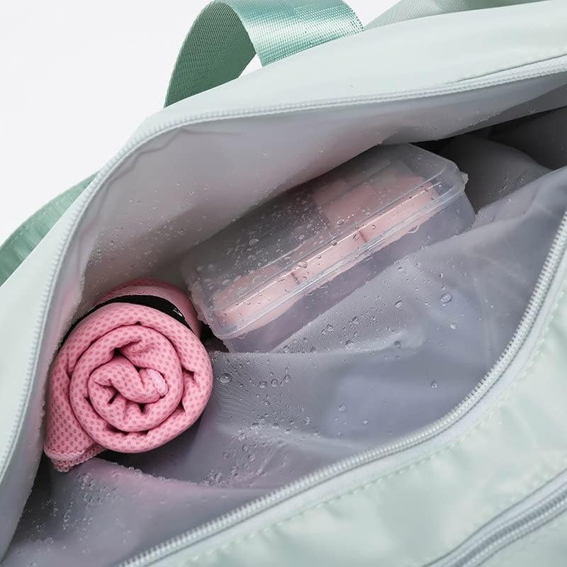 JYDBRT moda spor çantası kadınlar için su geçirmez Yoga spor spor çanta büyük kapasiteli Crossbody çanta kuru ıslak
