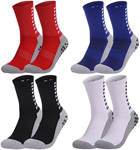 Kımfeng erkek Atletik Çorap Erkekler için Kavrama Çorap futbol çorapları Erkekler için 9-12 Kaymaz Spor erkek çorapları