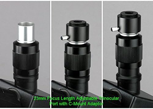 AmScope T490B - 8M Dijital Bileşik Trinoküler Mikroskop, WF10x ve WF20x Oküler, 40X-2000X Büyütme, Brightfield, halojen