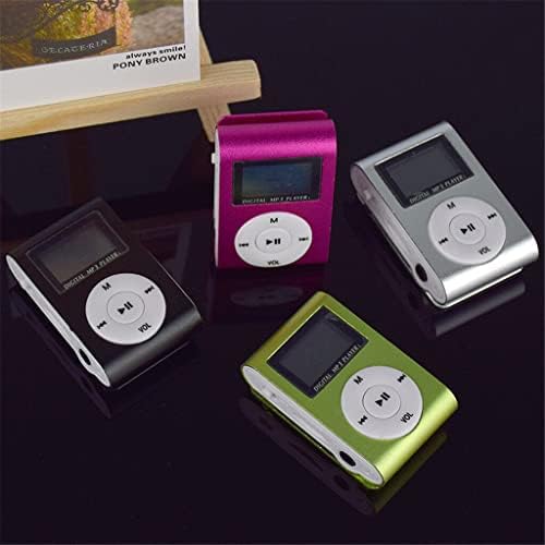 Taşınabilir USB Mini LCD Ekran Dijital MP3 TF Kart Spor Müzik Çalar Yeşil Dayanıklı ve Kullanışlı Güzel ve Pratik