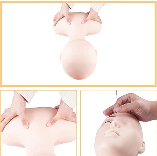 SXREN Kel Manken Kafası Kadın Profesyonel Kozmetoloji Kafa Makyaj Bebek Kafası Uygulama Kafa Modeli Çok Fonksiyonlu