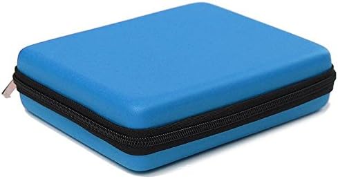 Sert EVA Koruyucu Depolama Zip Seyahat Taşıma çantası 2DS Kılıf için Bilek Kayışı ile Nintendo 2DS (Mavi)