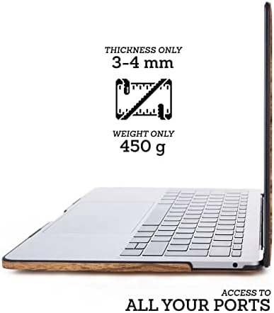 Doğal Ahşaptan Yapılmış WOODWE® MacBook Kapağı | Touch ID/Bar/Thunderbolt özellikli Mac Pro 15 inç ile Uyumlu|