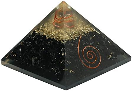 Turmalin Kristal Orgon Piramidi EMF Koruma Meditasyon Enerji Jeneratörü
