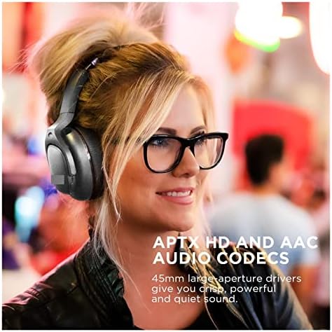 5 Mikrofonlu Aktif Gürültü Önleyici Kablosuz Bluetooth Kulaklık Aptx HD Kulaklık (Beyaz Renk)