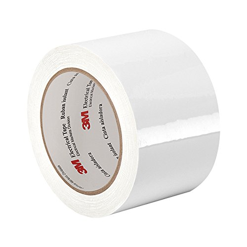 1350F-1 5 x 72yd-Beyaz Polyester Film 3M Alev Geciktirici Bant 1350F-1, 266 Derece F Performans Sıcaklığı, 0.0025