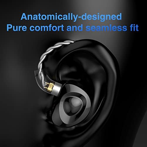 FEDAİ TRN MT4 Kulak İçi Kulaklık Monitörleri, Yeni 10mm Çift Mıknatıslı Dinamik Sürücülü HiFi Kulak İçi Kulaklık