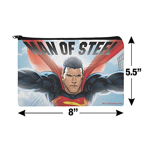 Superman Adam Çelik Makyaj Kozmetik Çantası Organizatör Kılıfı