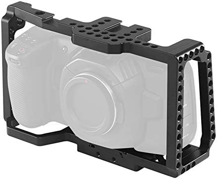 Kamera kafesi Metal Dijital Video Kafes Genişletilmiş monitör mikrofon dolgu ışığı BMPCC 4K kamera