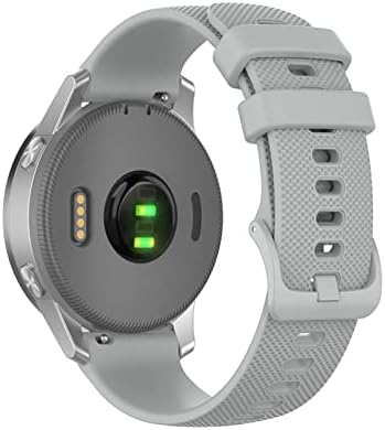 SEVİYE 20mm Bilezik Bilek Kayışı TicWatch E Garmin Venu Forerunner 645 İçin Silikon Smartwatch Kordonlu Saat
