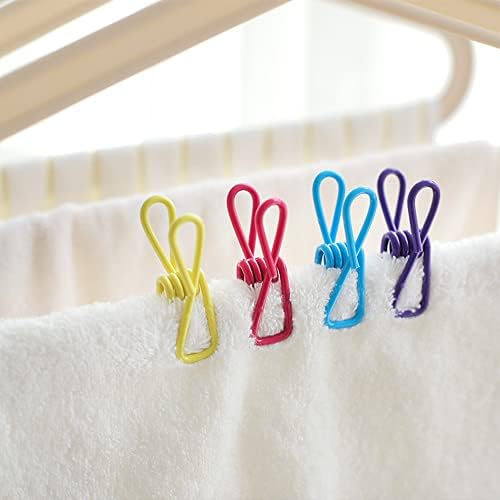 10 adet Klip ve Damla Çamaşır Clothespins Geniş Kullanım Clothespins Mandal Giyim Aperatifler Tahıl Çanta
