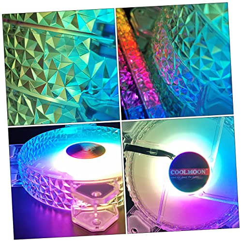 Mobestech Pc Fan Fan Soğutma Fanı Soğutma Dilsiz Hava Akımı Bilgisayar Cm Yüksek LED Mm Aydınlatma Kutusu RGB Cmwhite