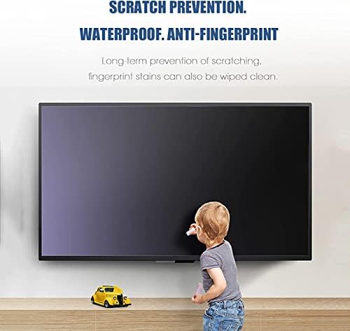 ANSNAL Parlama önleyici / Anti UV TV ekran koruyucu için 32-75 inç - Mavi ışık filtresi mat koruyucu film / Yansıma