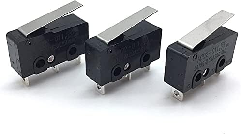 GİBOLEA Mikro Anahtarları 5 adet Sınırlı Anahtarı M102-11 5A 125VAC / 3A 250VAC Mikro Anahtarı (Renk: OneColor)