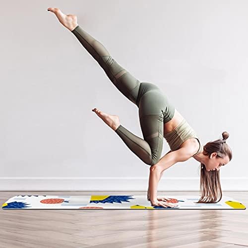 Yoga Mat Kirpi Desen Çevre Dostu Kaymaz Fitness egzersiz matı Pilates ve Zemin Egzersizleri