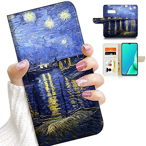 samsung S10 + / Galaxy S10 Artı, Tasarlanmış cüzdan kılıf telefon kılıfı Kapak, A23025 Van Gogh Yıldızlı Gece Üzerinde