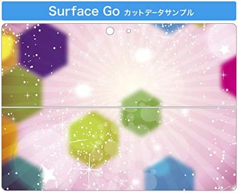 ıgstıcker Çıkartması Kapak Microsoft Surface Go/Go 2 Ultra İnce Koruyucu Vücut Sticker Skins 001907 Glitter Renkli