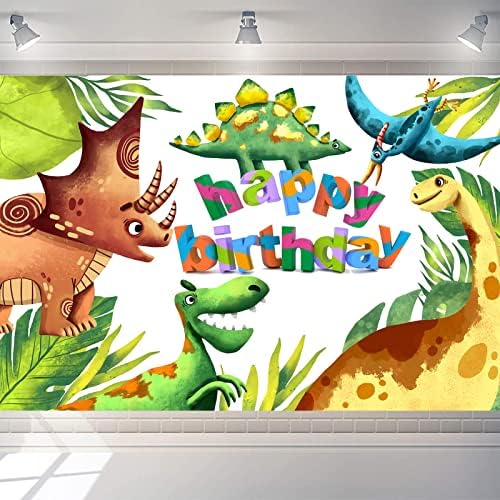 Dinozor Dünya Doğum Günü Partisi Afiş Dinozor Arka Plan Parti Dekor Malzemeleri Bebek Duş Çocuklar Çocuklar Fotoğraf