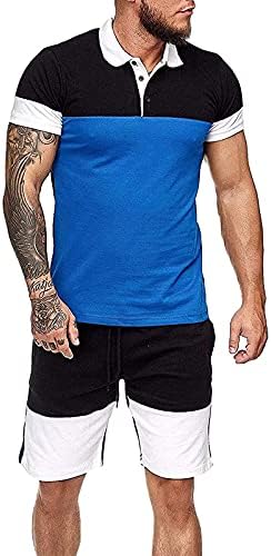 Sınzelımın 2021 Spor Takım Elbise Erkek Yaz 2 Parçalı Set Kısa Kollu T Shirt ve Şort Kıyafet Şık Eşofman Spor