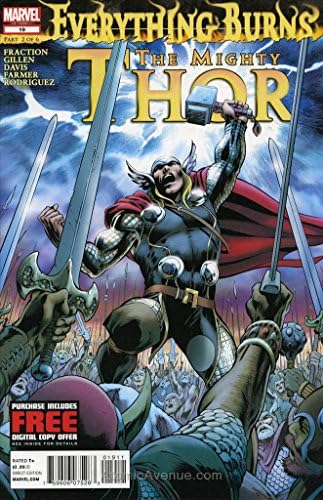 Güçlü Thor, 19 VF ; Marvel çizgi romanı / Mat Kesir Her Şey Yanar
