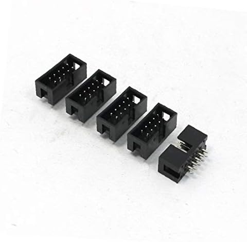 X-DREE 5 Adet 2.54 mm Pitch 10 Pins PCB IDC Konnektör Pin Başlıkları(5 Piezas 2.54 mm Pitch 10 Pin PCB IDC Konnektör