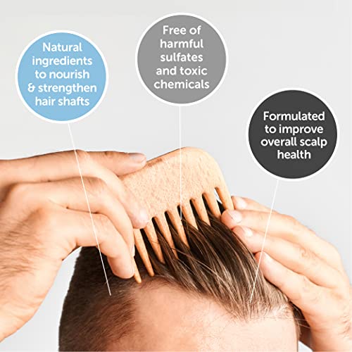 Doğal Saç Büyüme Şampuanı ve Saç Kremi Seti - Sülfatsız, Vegan, Vitaminli Daha Kalın Saç Büyümesi-Saç Dökülmesi ve