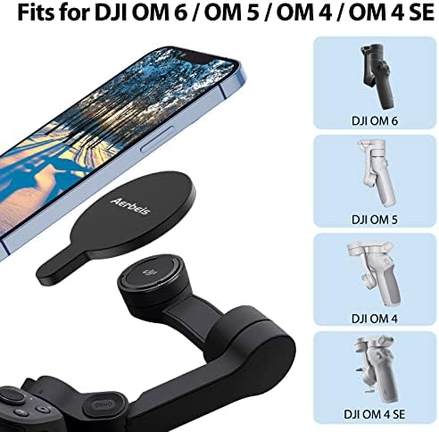 DJI OM 6 Magsafe Adaptör Kelepçesi, Gimbal Sabitleyici ile Uyumlu DJI Osmo Mobile 6, ayrıca DJI OM 5 4 SE için uyar