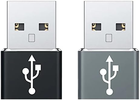 USB-C Dişi USB Erkek Hızlı Adaptör, Şarj Cihazı, senkronizasyon, Klavye, Fare, Zip, Gamepad, pd(2 paket)gibi OTG
