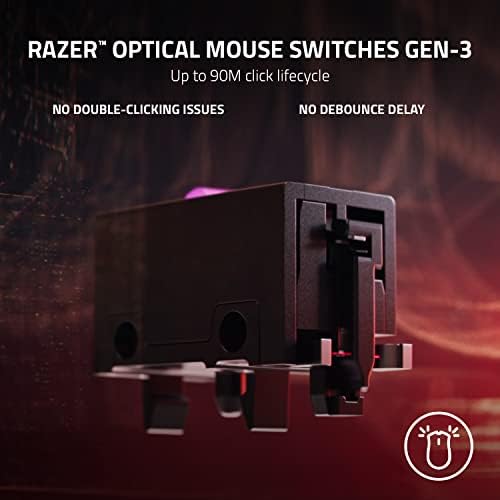 Razer Viper V2 Pro Hiperspeed Kablosuz Oyun Faresi Optik Anahtarlar Gen-3 30K DPI Optik Sensör (Yenilenmiş)