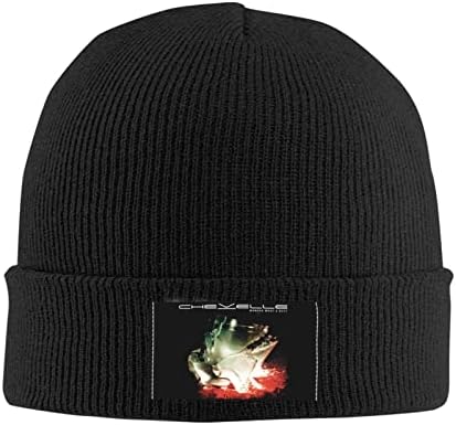 GRİNFAB Chevel % Le Bant Örgü Bere Kış Şapka Erkekler Kadınlar için Sıcak Gerilebilir Kaflı Örgü Örme Kenarsız Kapaklar