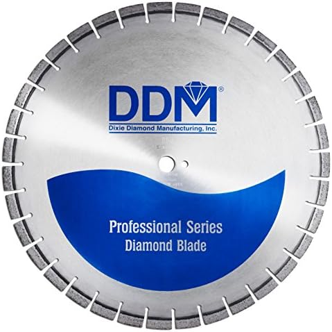 Dixie Diamond Manufacturing C451620155R Profesyonel Islak Kesme Kürlenmiş Beton Bıçağı, 20 inç x 0,155 inç
