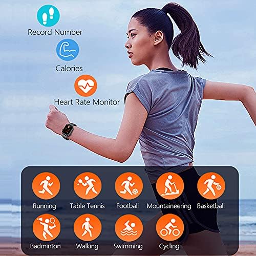 Akıllı Saatler Spor İzle, Tam Dokunmatik Ekran Smartwatch, Kalp Atış Hızı ve Uyku Monitörlü Etkinlik İzci, Erkekler