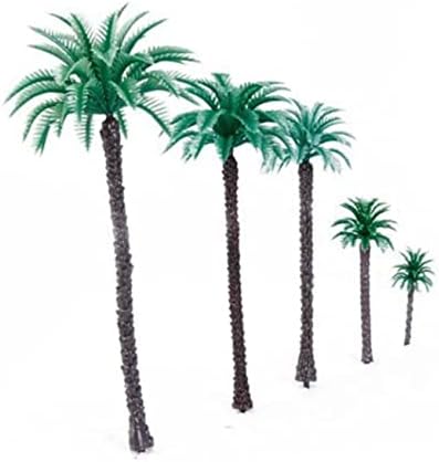 ISMARLAMA 14 adet Yapay Palmiye Ağacı Minyatürleri Ölçekli Model Ağaçları Manzara Mimarisi Ağaçları Palmiye Ağacı