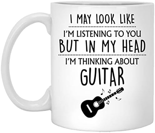 Gitar Hediye, Gitar Kupa, Komik Gitar Onun İçin Hediyeler, Erkekler, Baba, Gitarist İçin Hediye, Gitarist, Gitarımı