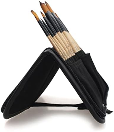 JRDHGRK 14 adet Boya Fırçaları Akrilik suluboya fırçası Kalem Kutusu saklama çantası Okul Sanatçılar Boyama Çizim