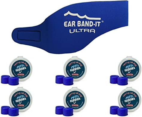 KULAK bandı-Macun Arkadaşları kulak tıkacı ile Ultra Yüzme Bandı-6 Çift Yumuşak Silikon Premium Kulak Tıkacı - En