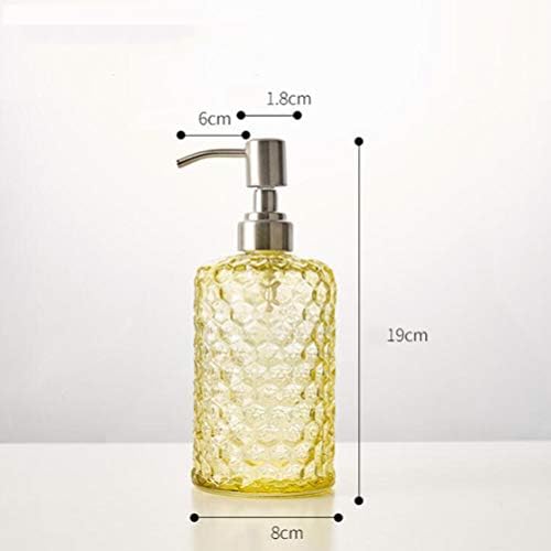 Cabilock 2 ADET cam sabunluk pompa şişeleri Şampuan Losyon Bulaşık deterjanı uçucu yağ Jel Sıvı El Yıkama Banyo Vanity