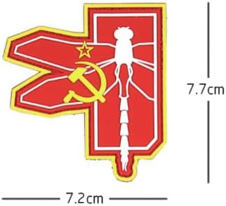 Sovyetler Birliği Kunduz Yusufçuk PVC Askeri Taktik Moral Yama Rozetleri Amblemi Aplike Kanca Yamalar Giysi için